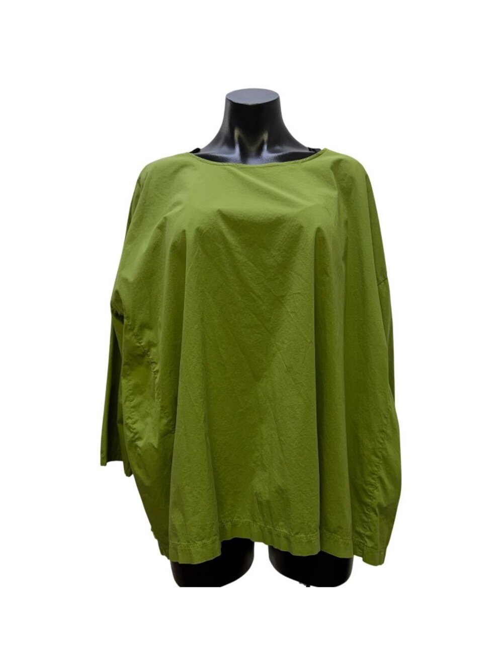 Mama B. Cot Blouse Relaxed Fit Green Long Sleeve L
